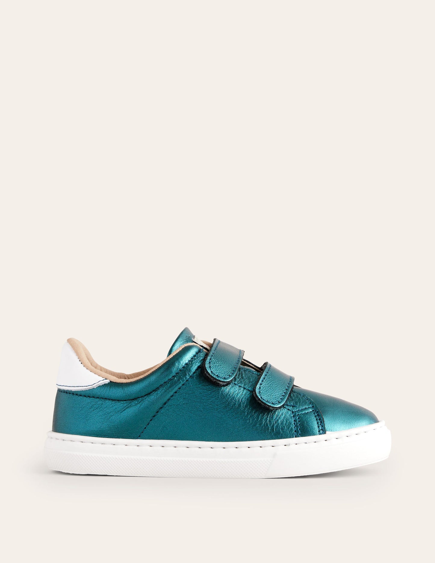 Double Strap Low Tops-Teal Blue