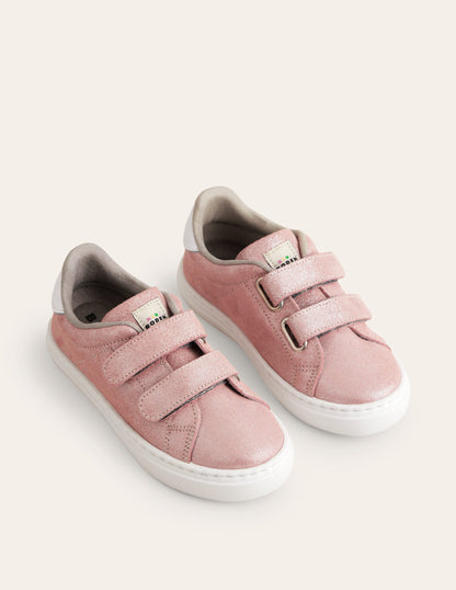 Double Strap Low Tops-Rose Gold-2
