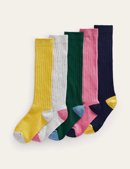5-pack Knee High socks-Multi