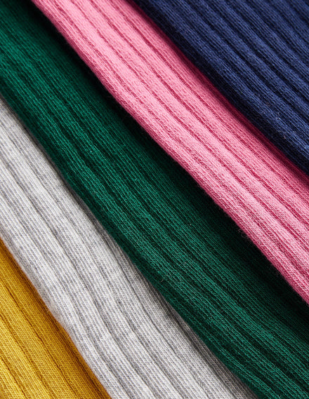 5-pack Knee High socks-Multi