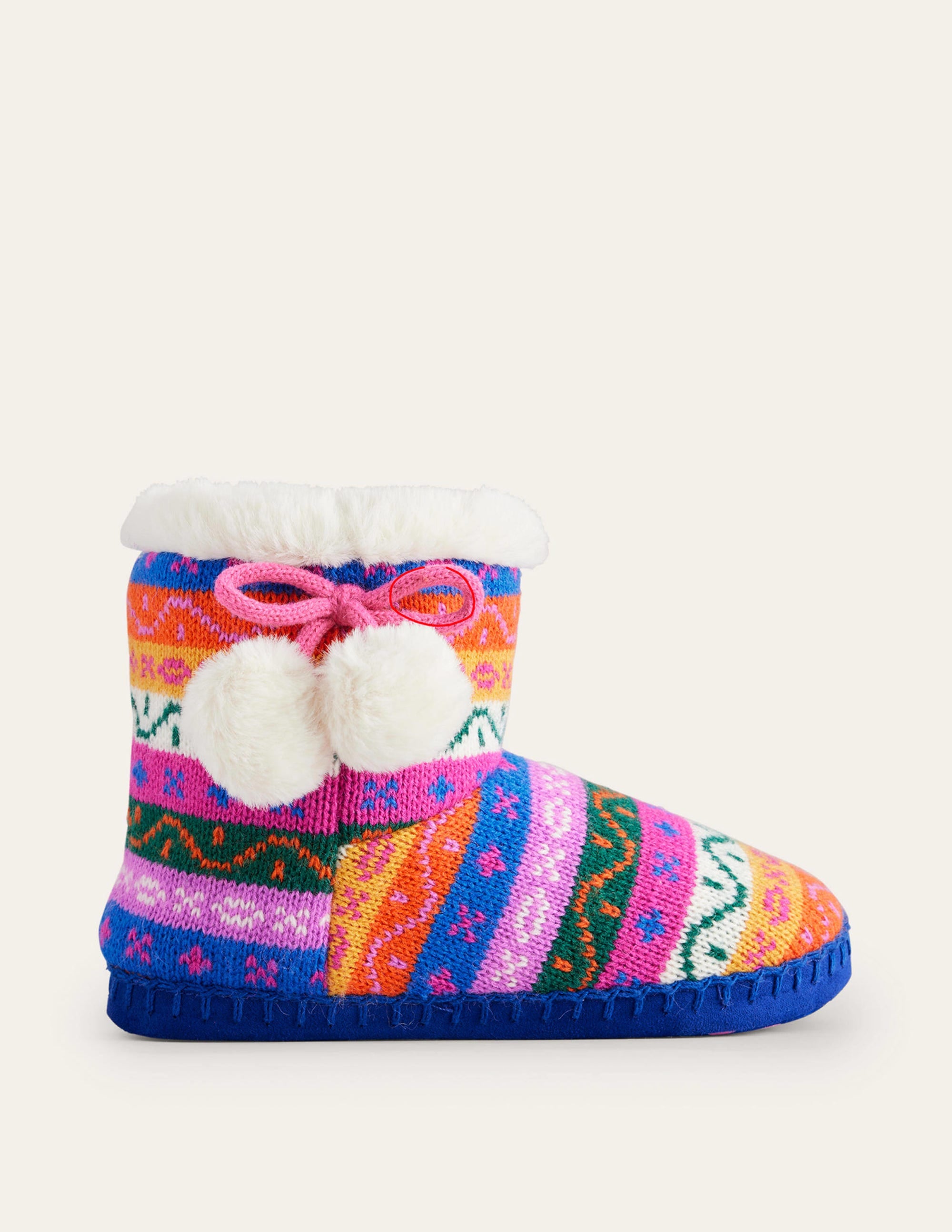 Slipper Boots-Multi Stripe - Image 1