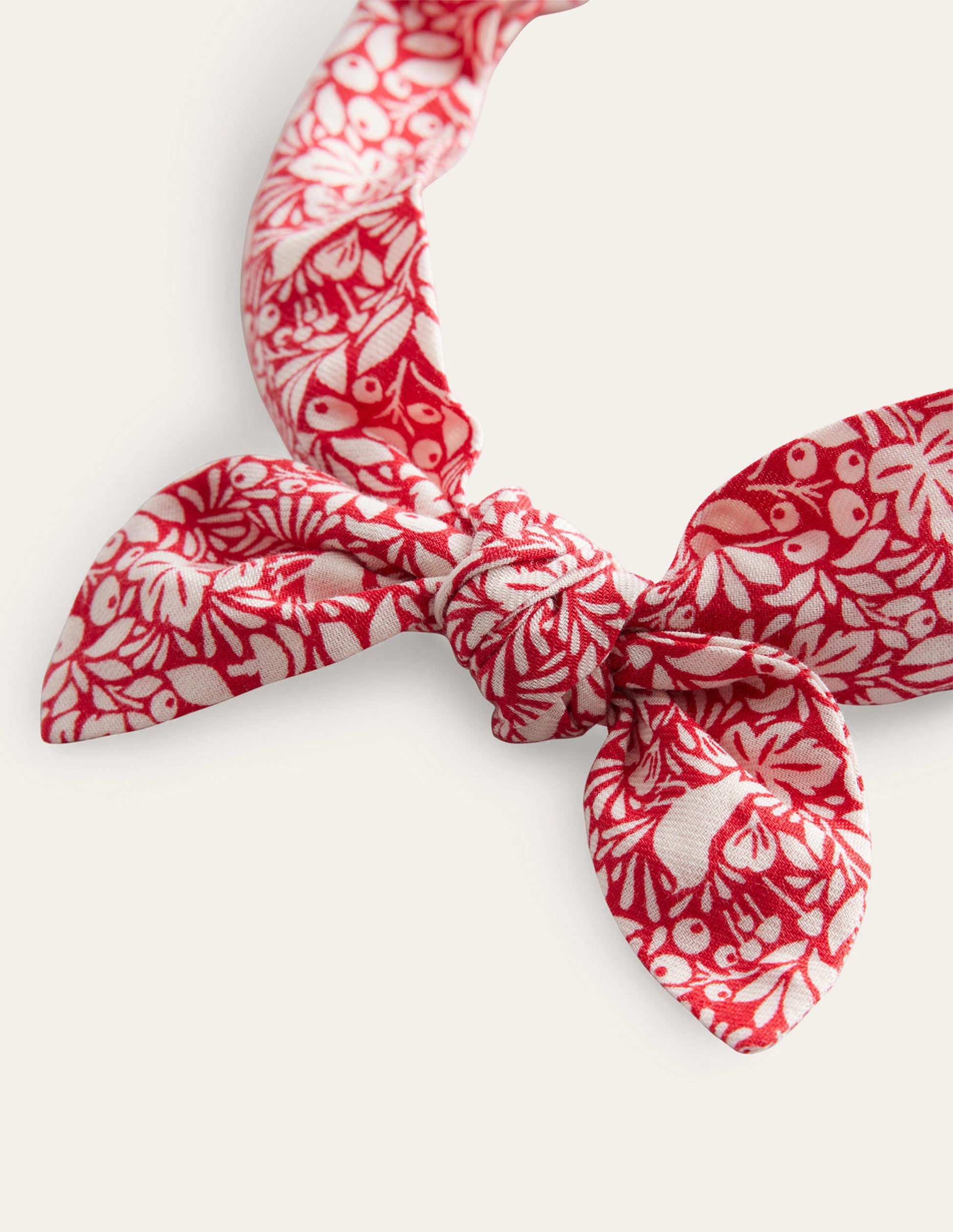 Bow Headband-Rockabilly Red Robins-2