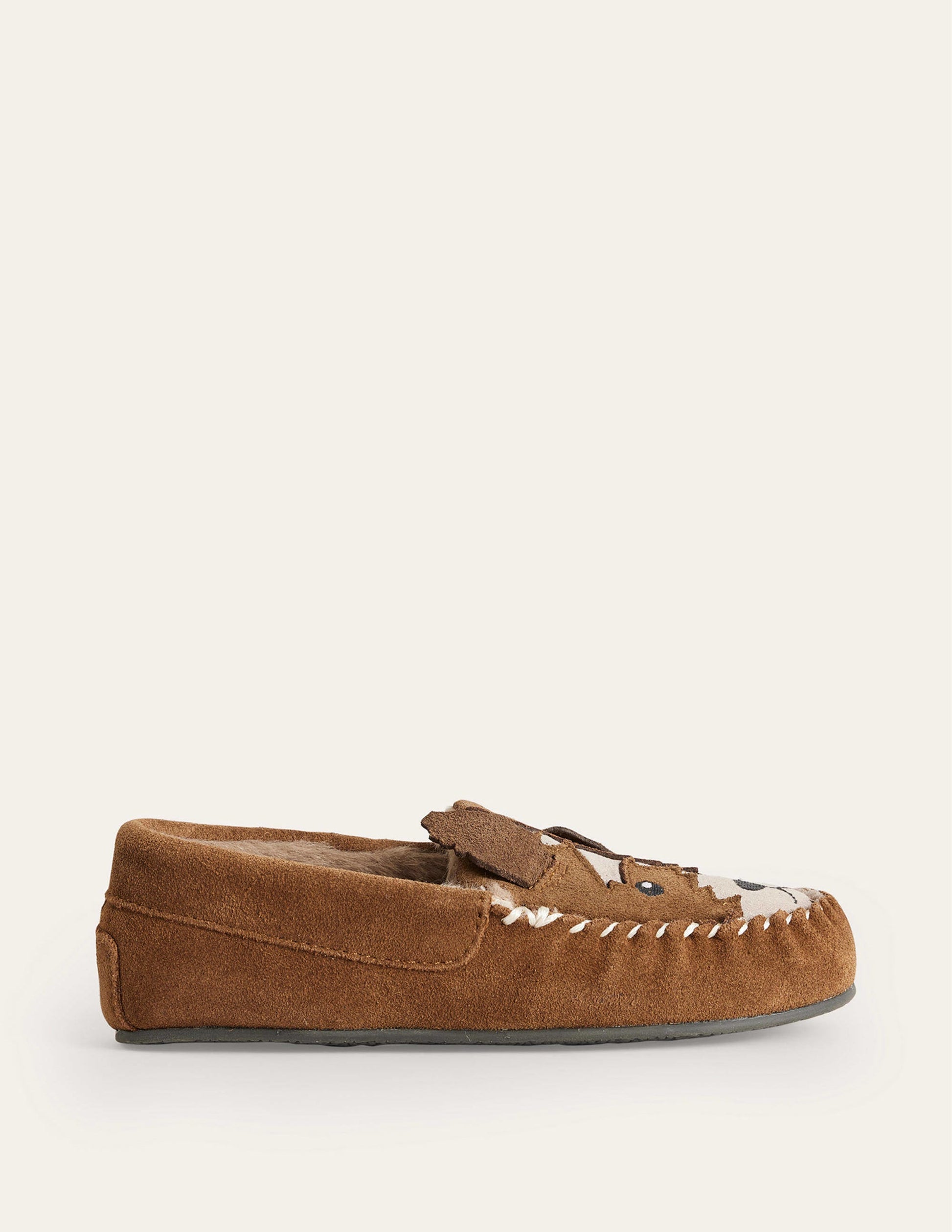 Suede Slippers-Tan Brown-1