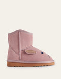 Novelty Sheepskin Boots-Vintage Pink