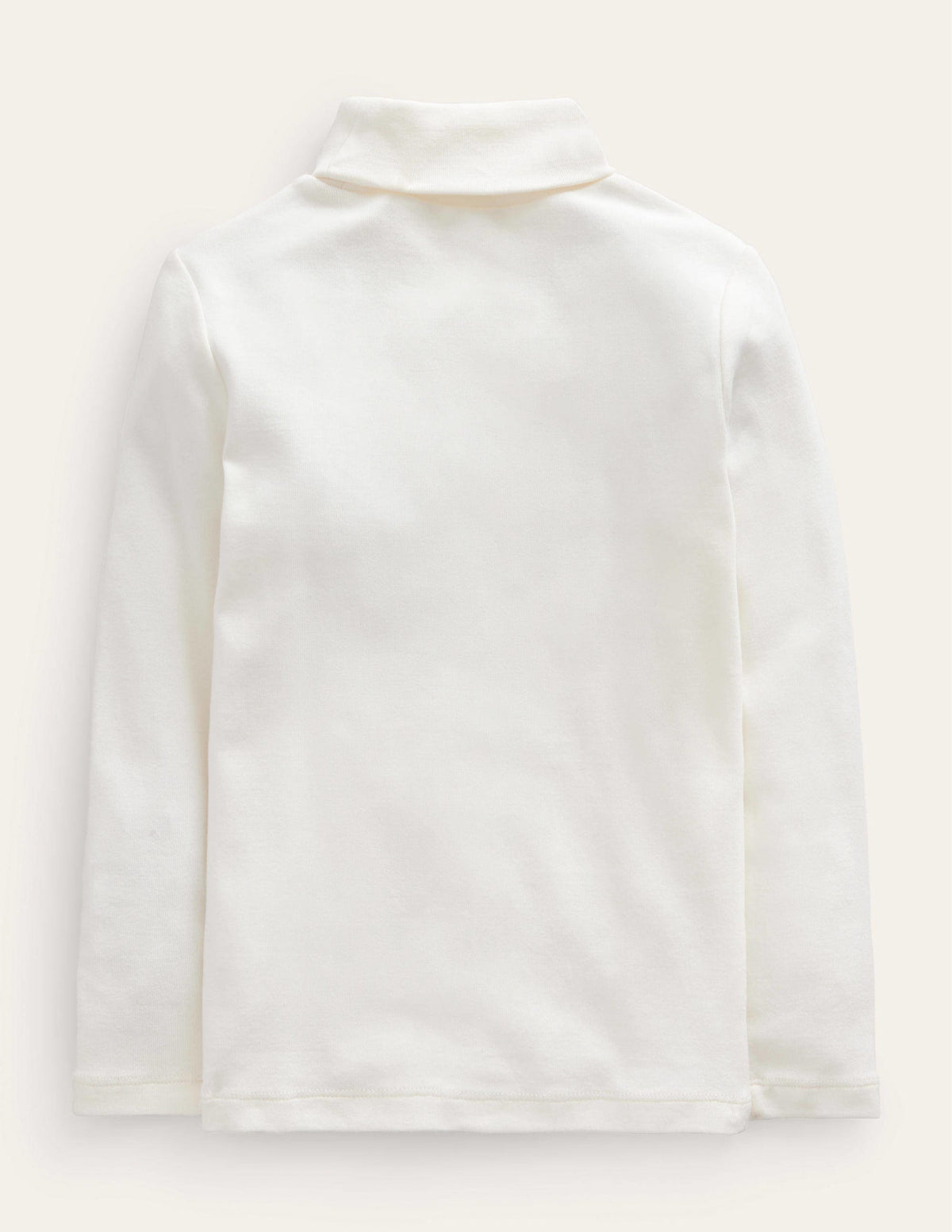Super Soft Roll Neck Top-Ivory - Image 2
