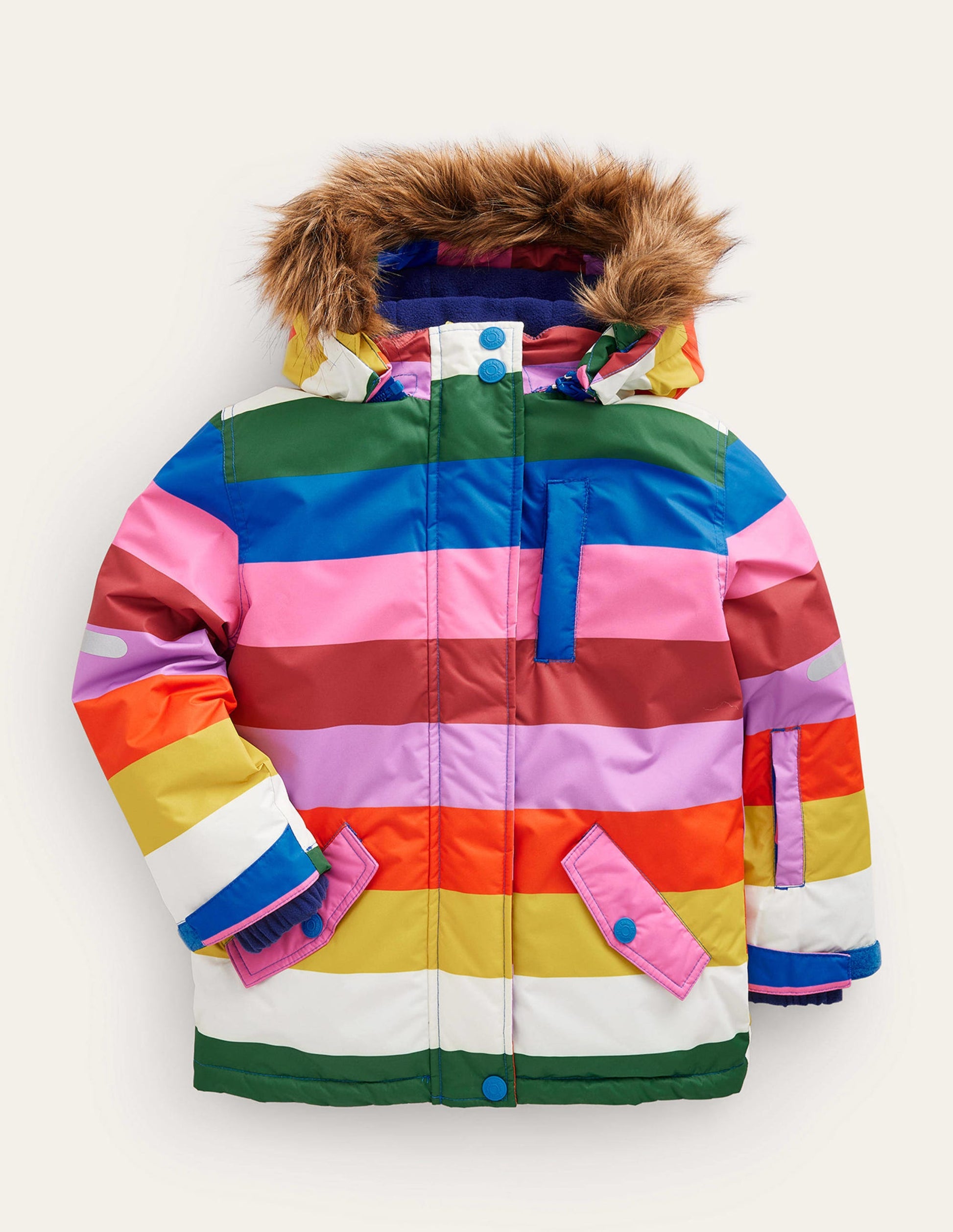 All-Weather Waterproof Jacket-Multi Stripe-3