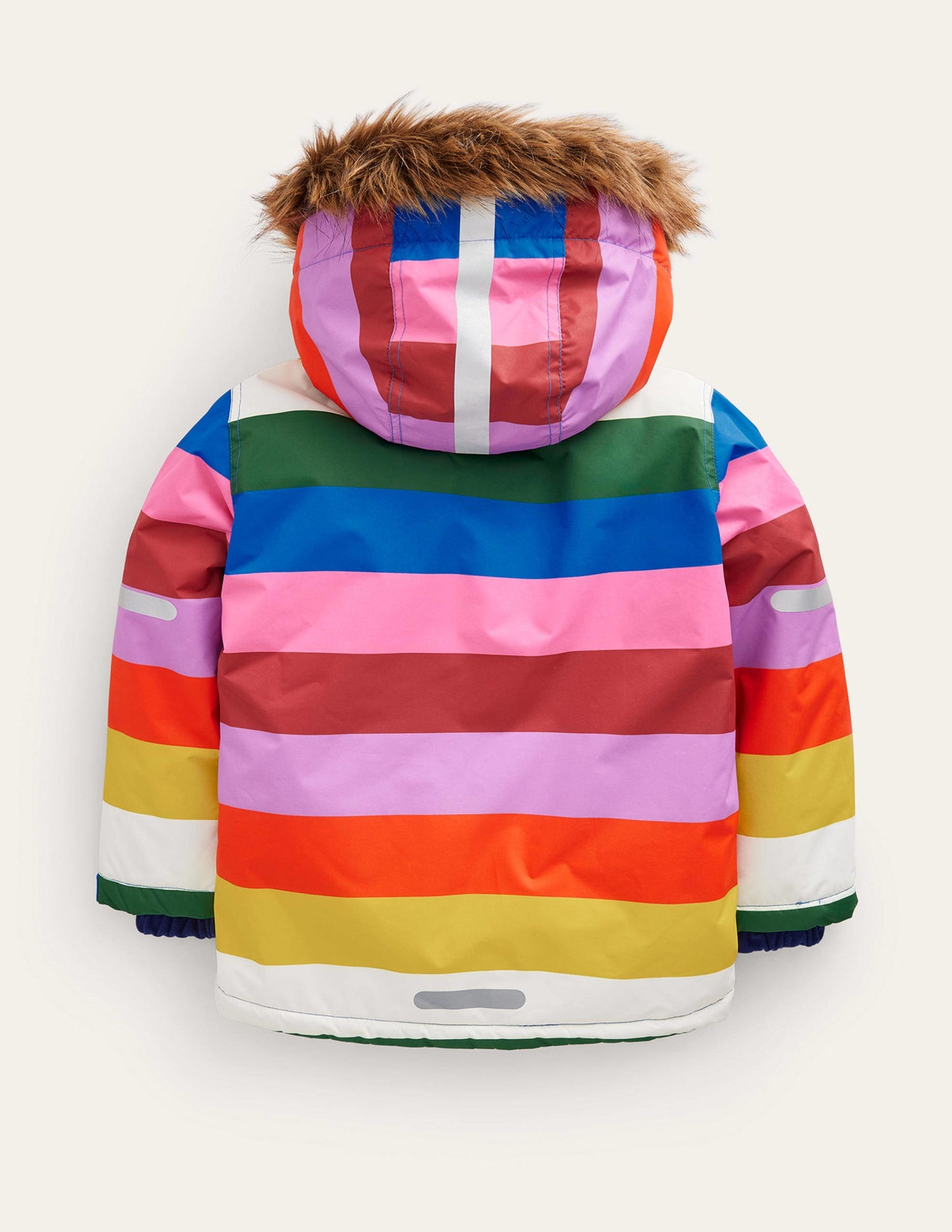All-Weather Waterproof Jacket-Multi Stripe