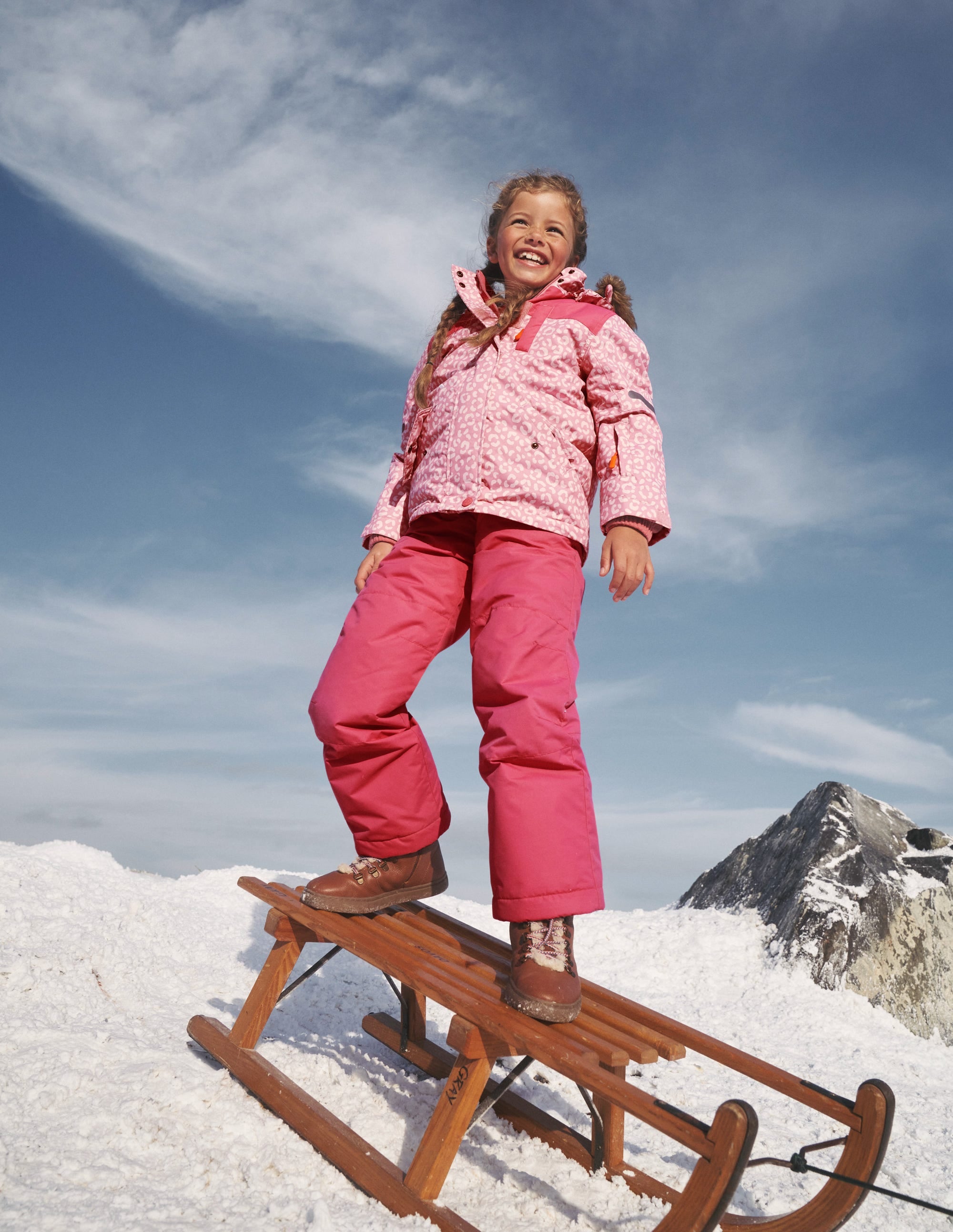 Pink Waterproof Dungaree Trousers-Pink Lemonade - Image 5