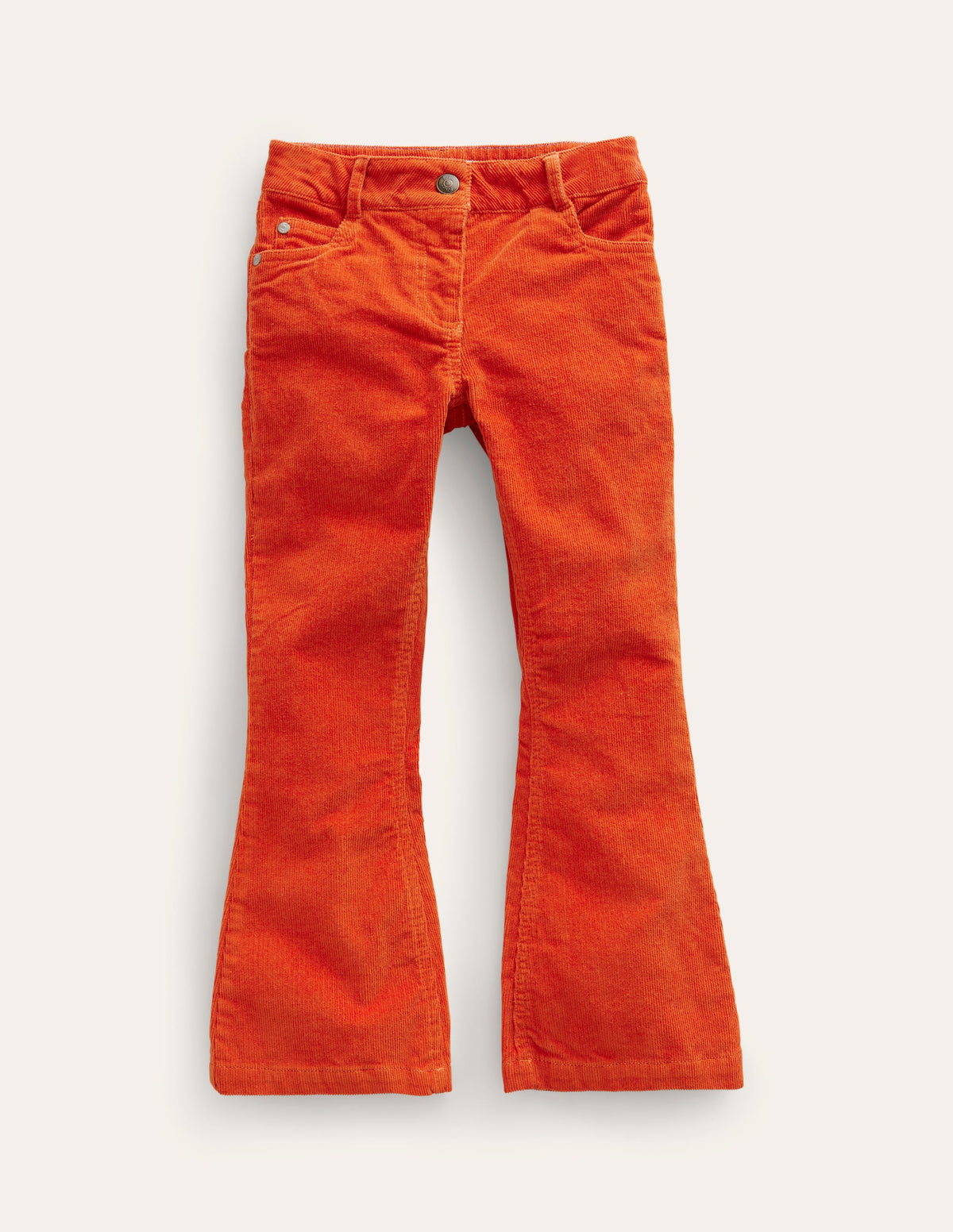 Kick Flare Jean-Maple Orange Cord - Image 1