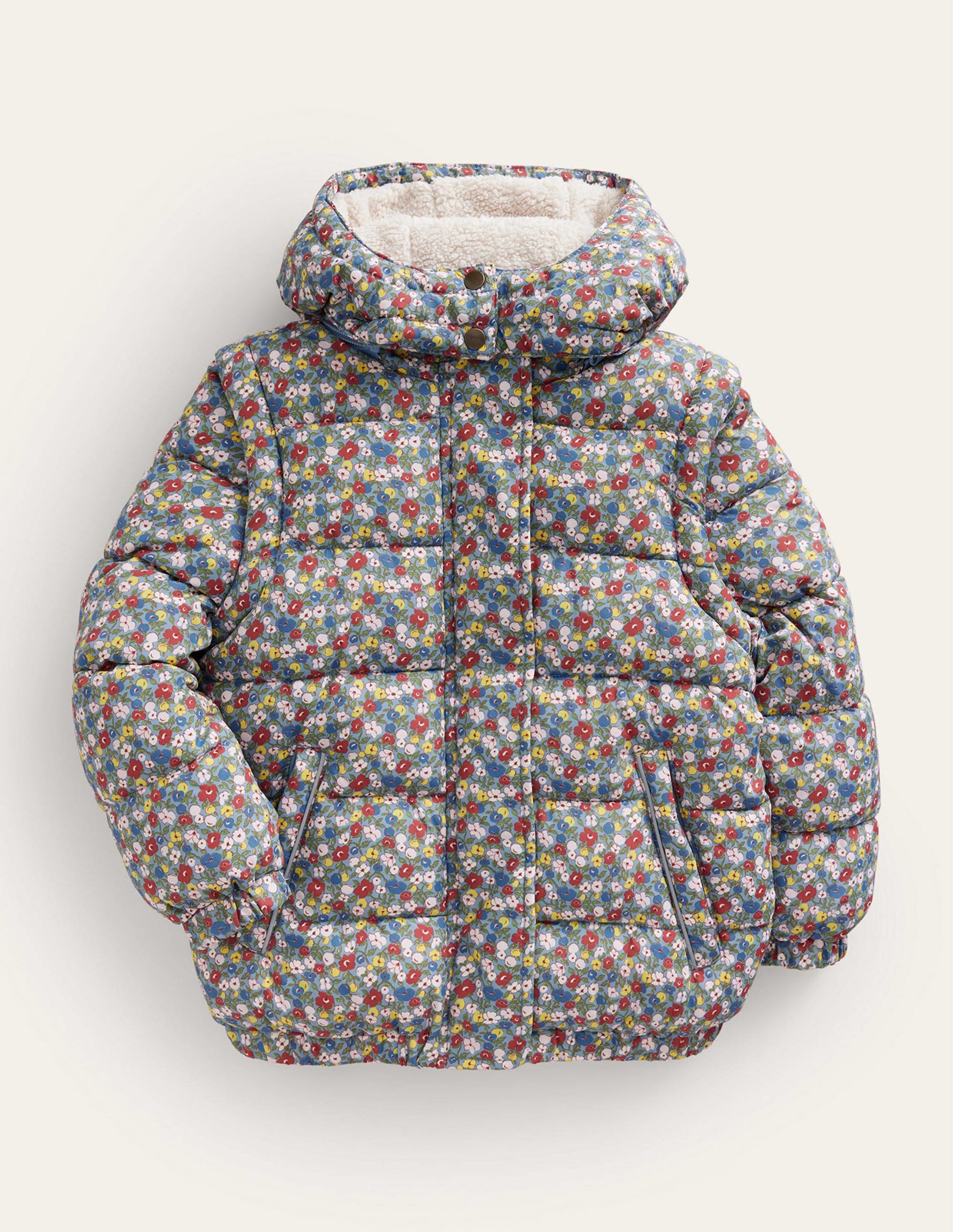 2-in-1 Padded Coat-Pebble Blue Flower Bud-4