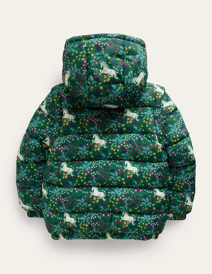 2-in-1 Padded Coat-Deep Green Unicorn Meadow-3