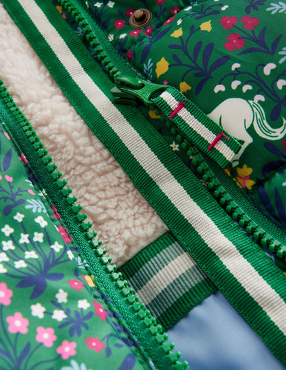 2-in-1 Padded Coat-Deep Green Unicorn Meadow-4