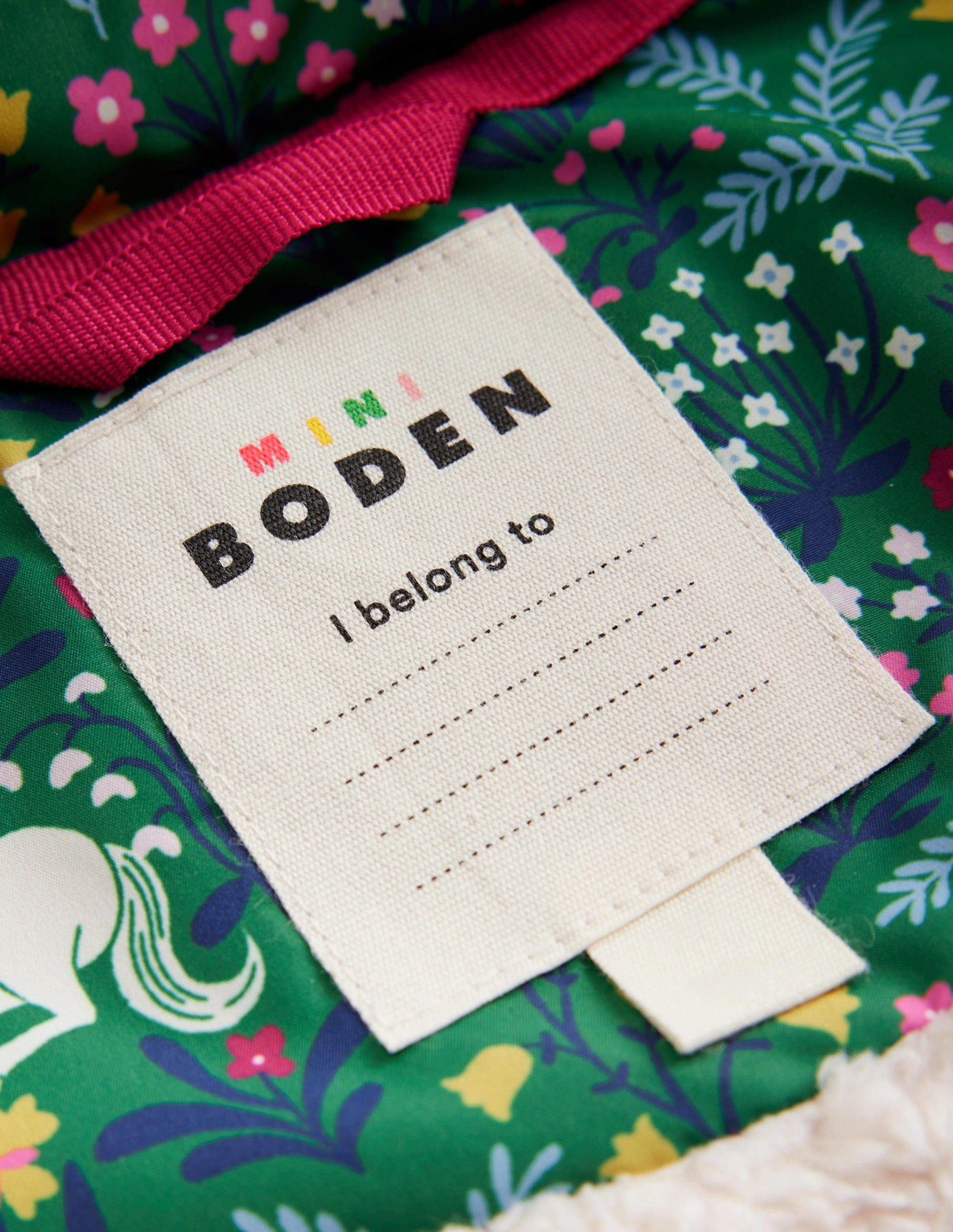 2-in-1 Padded Coat-Deep Green Unicorn Meadow-5