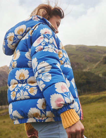 2-in-1 Padded Coat-Egyptian Blue Giant Woodblock-2