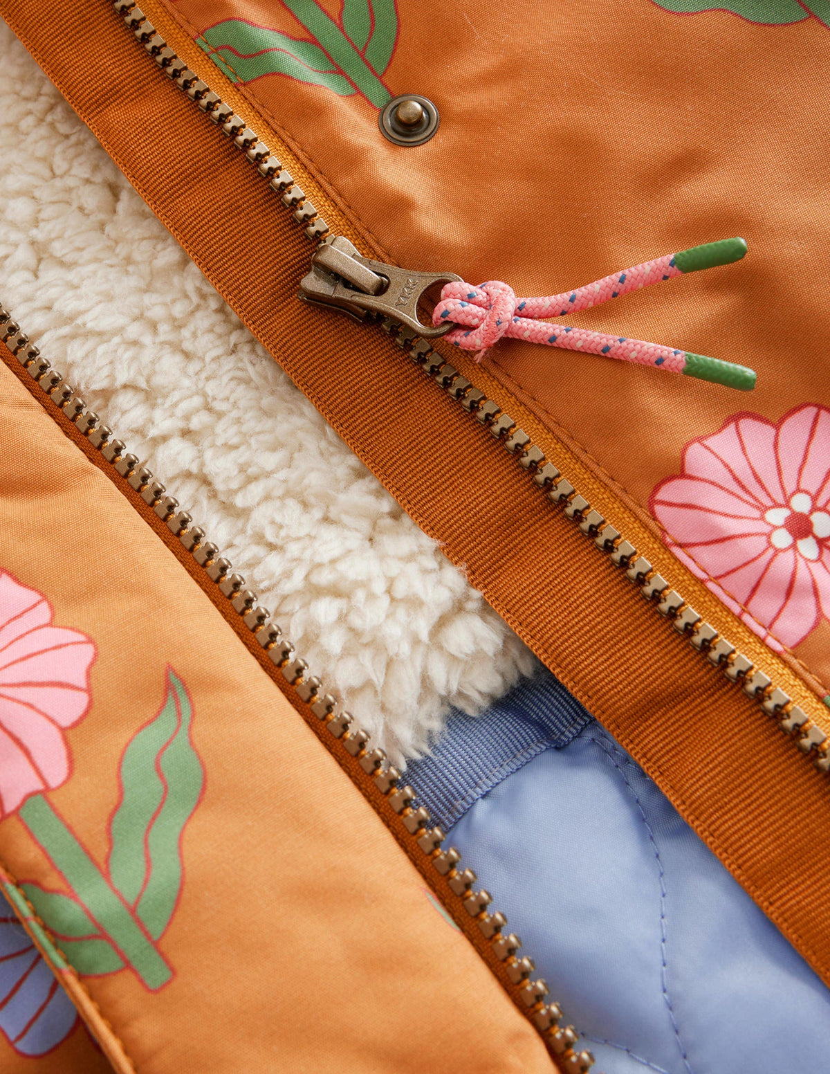Authentic Waterproof Parka-Butterscotch Floral - Image 3