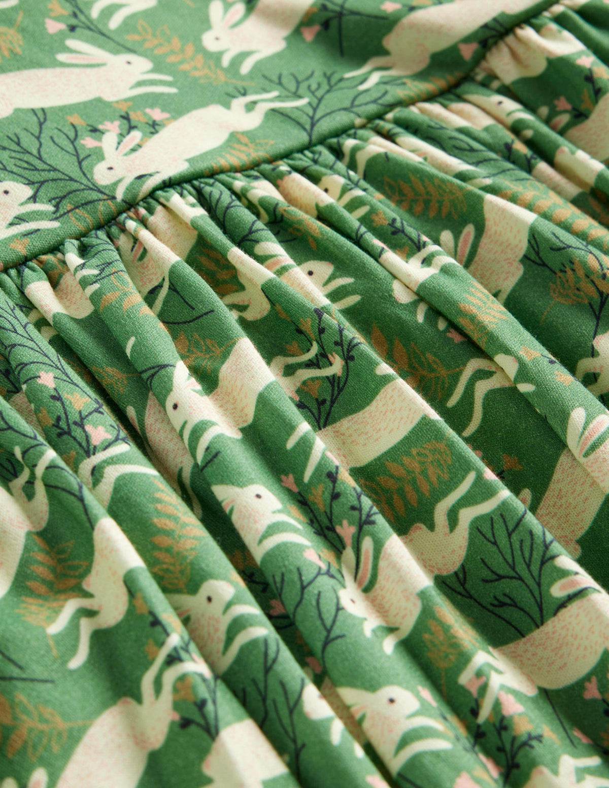 Twirly Ballerina Dress-Green Bunny Hop - Image 3