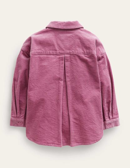 Relaxed Cord Shirt-Teacup Pink-3