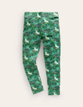 Fun Leggings-Deep Green Unicorn