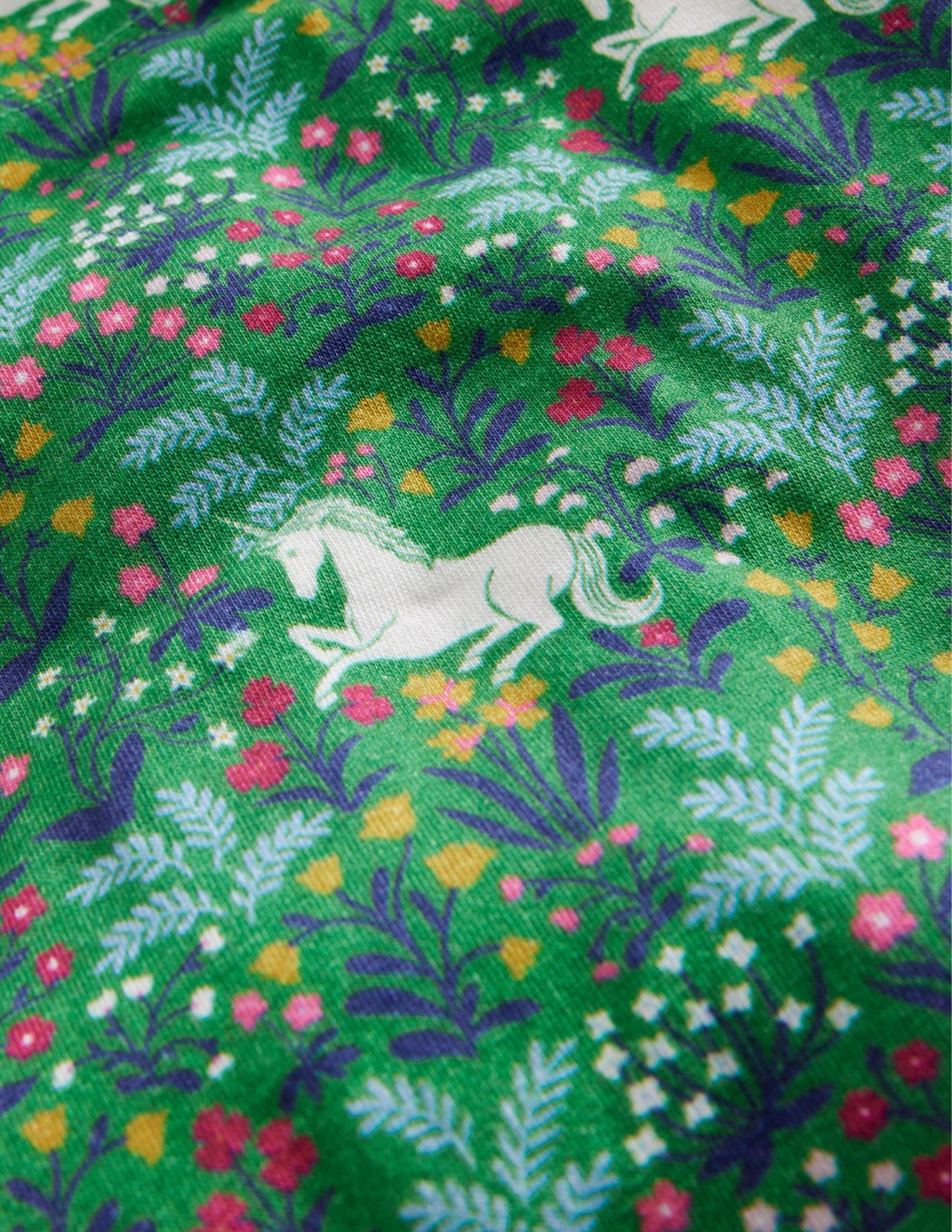 Fun Leggings-Deep Green Unicorn - Image 3