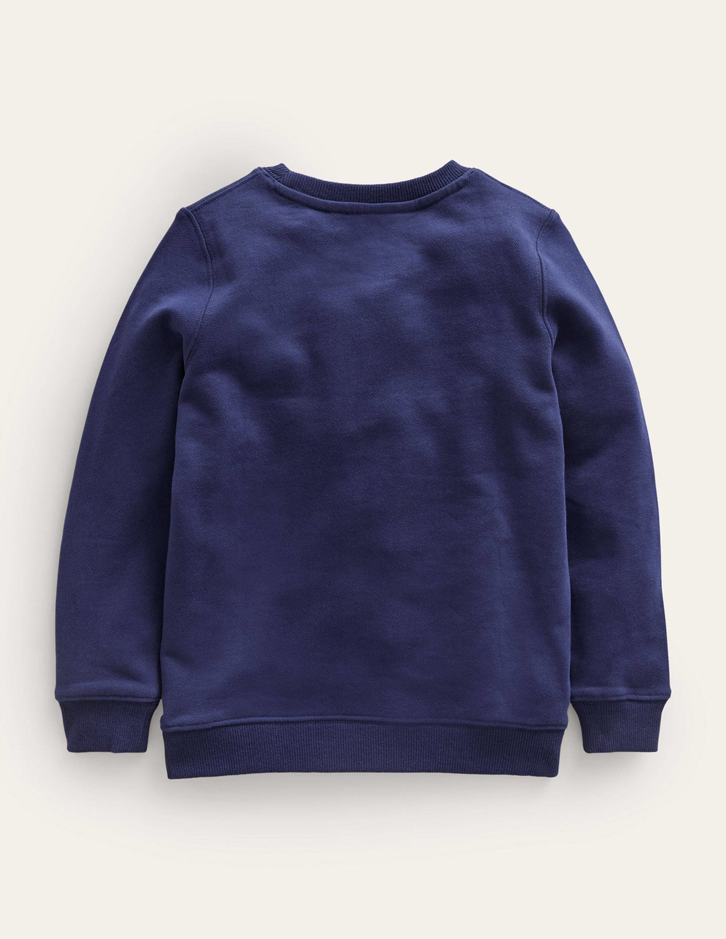 Applique Sweatshirt-College Navy