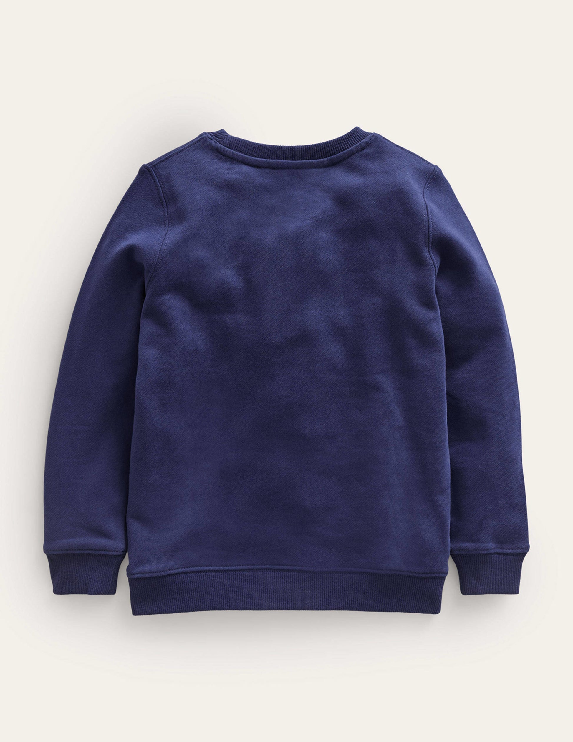 Applique Sweatshirt-College Navy-3