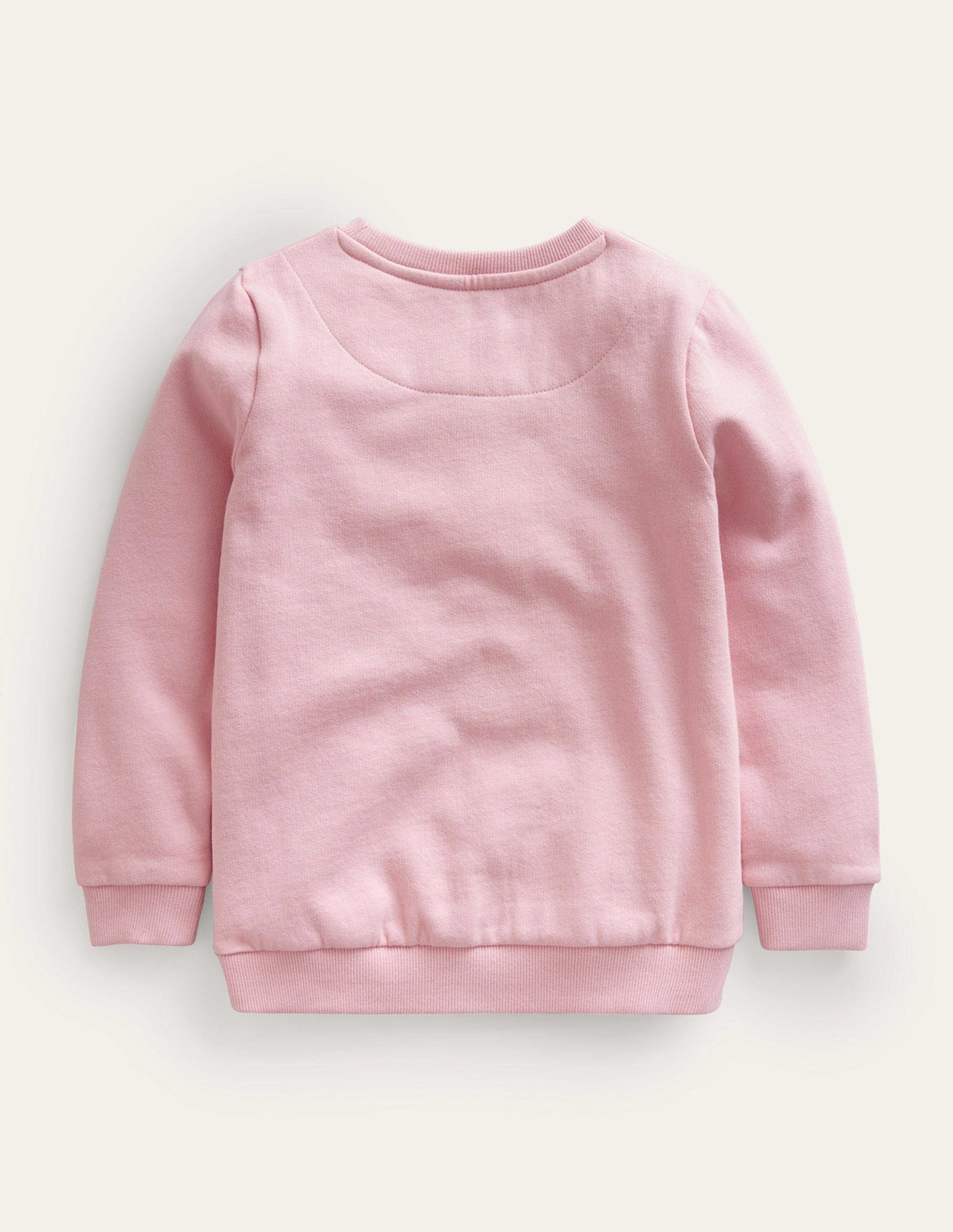 Cosy Applique Sweatshirt-French Pink Mouse