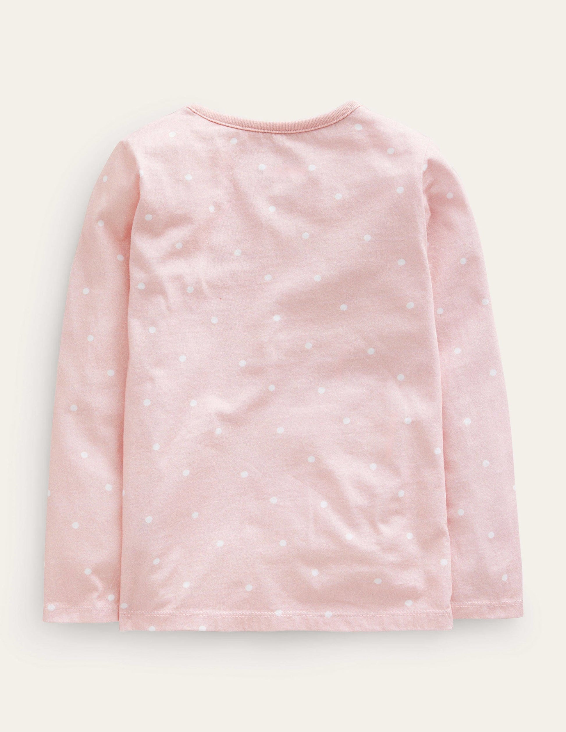 Postbox Appliqué Cotton Top-Boto Pink Spot-2