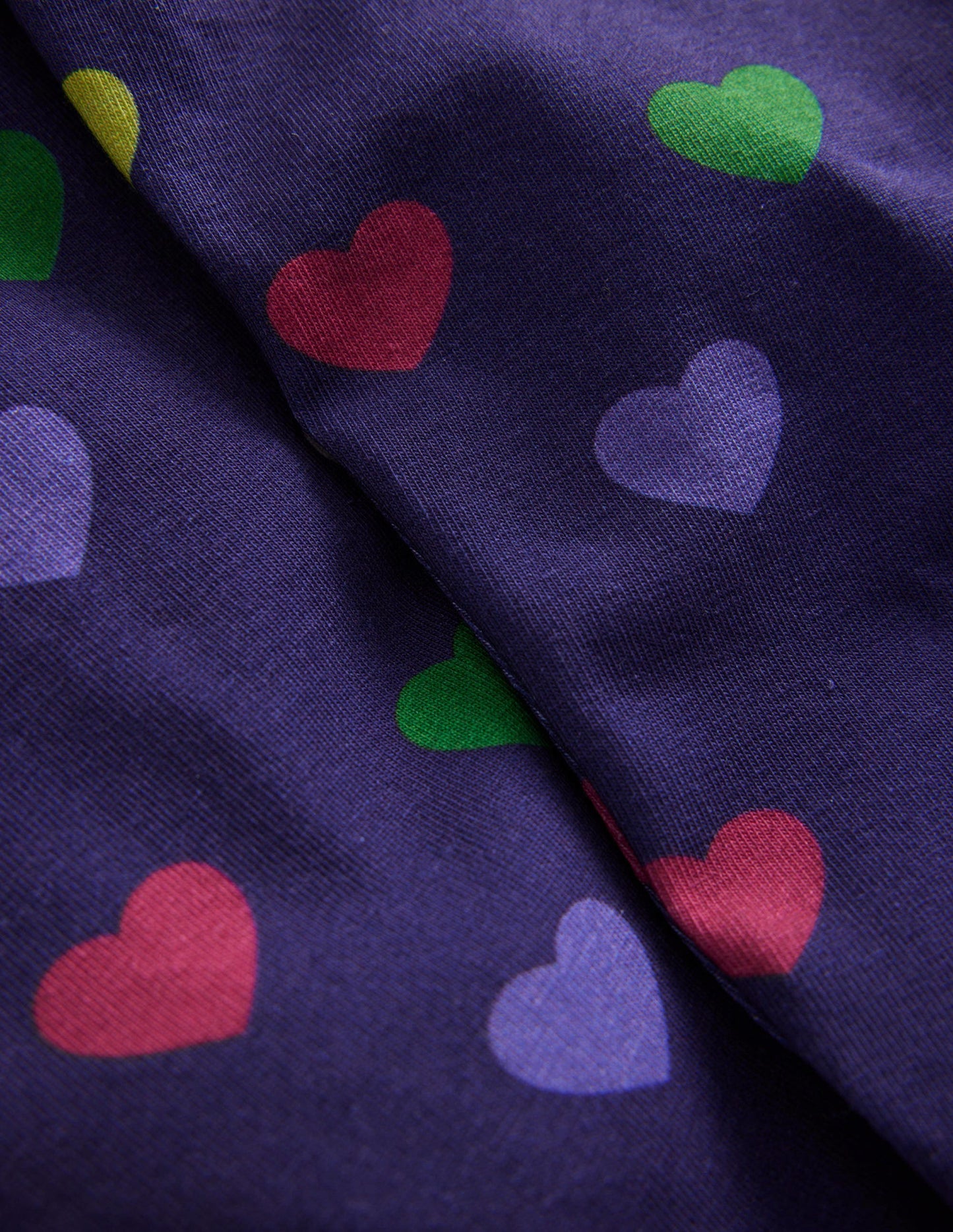 Fun Cosy Leggings-College Navy Hearts