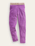 Velvet Leggings-Wisteria Purple