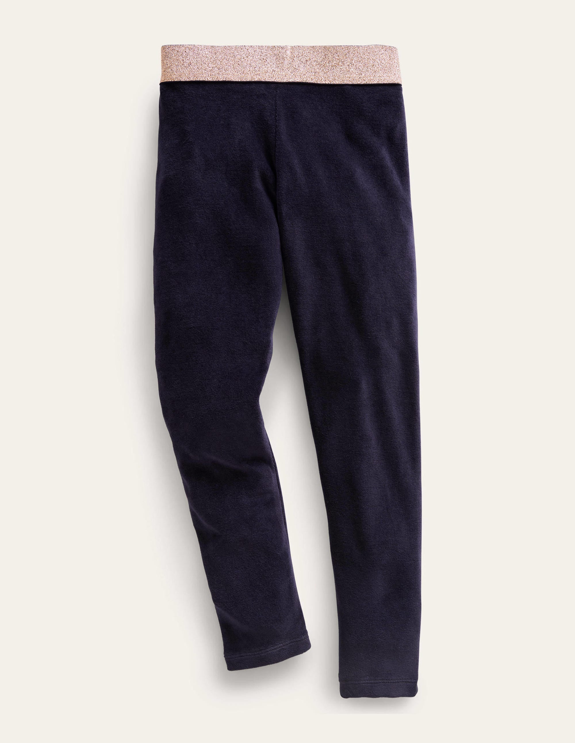 Velvet Leggings-French Navy - Image 1