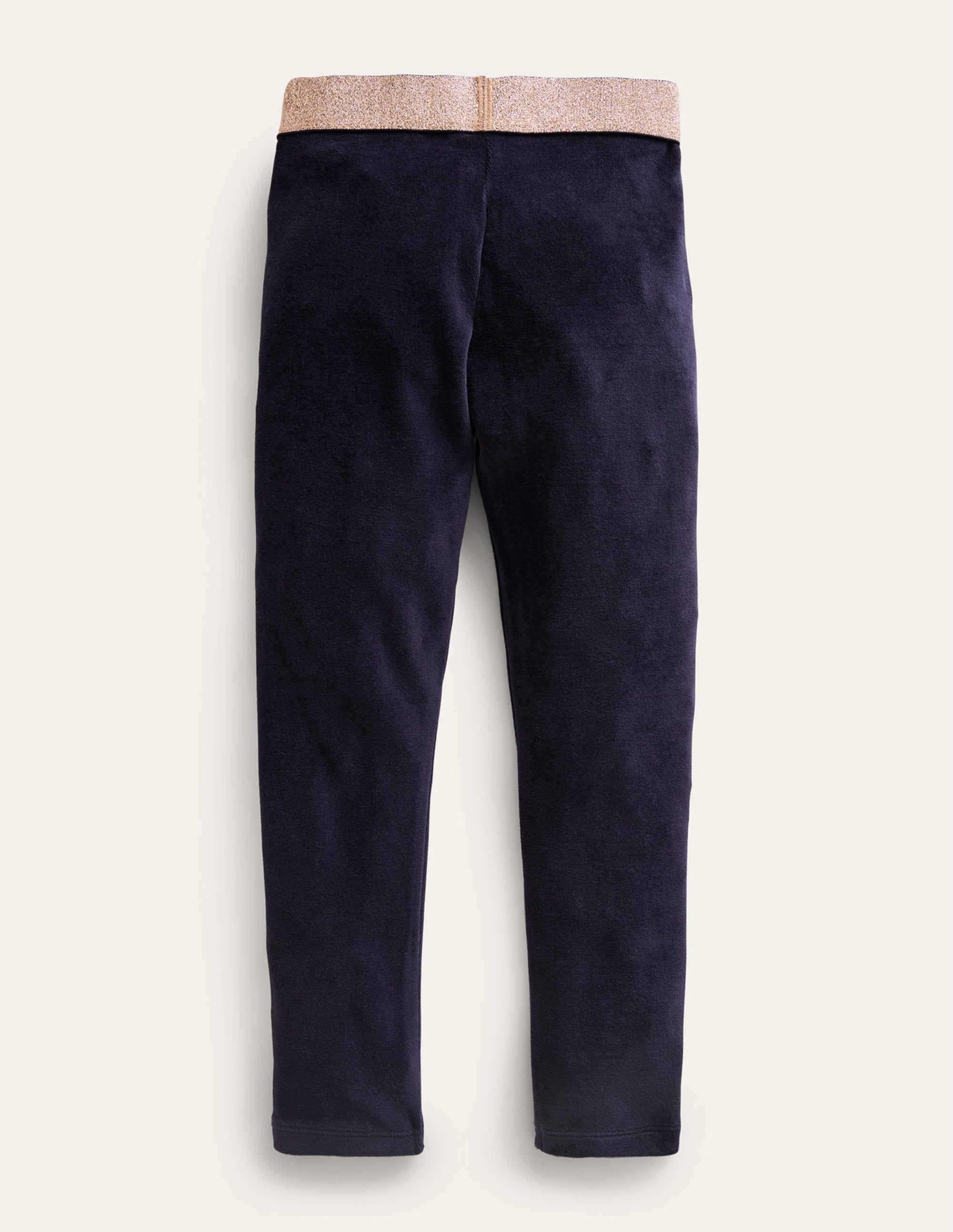 Velvet Leggings-French Navy - Image 2