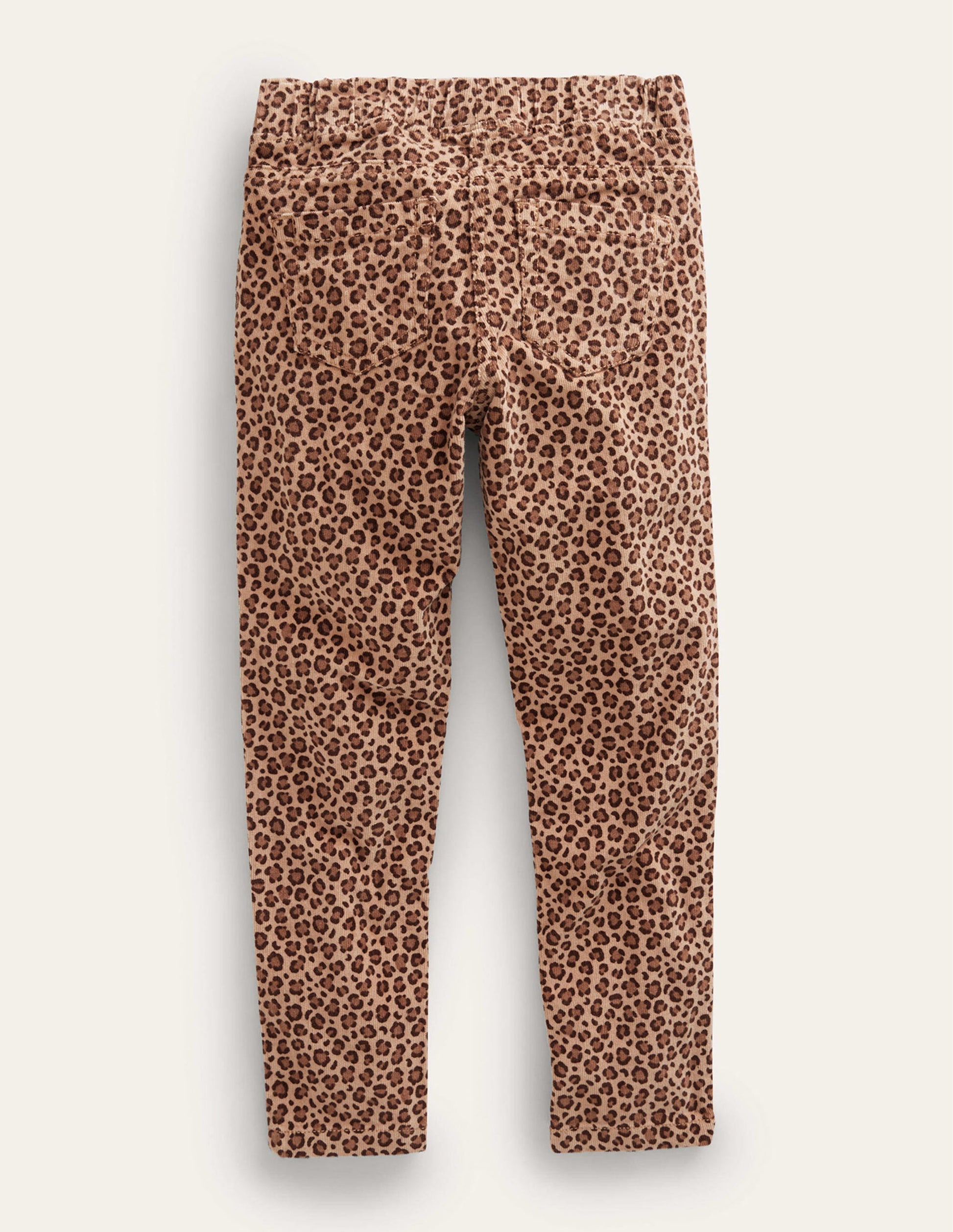 Cord Leggings-Leopard Print-2