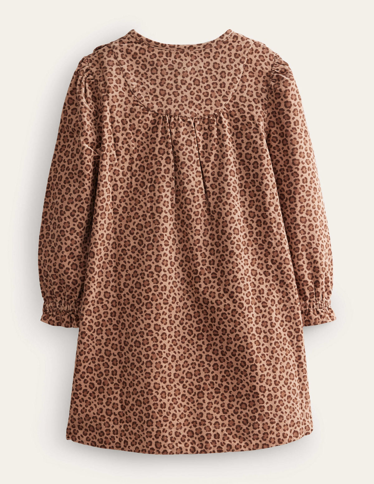 Scallop Cord Dress-Leopard Print - Image 2