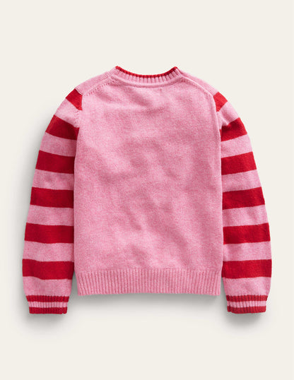 Boucle Toadstool Jumper-Azalea Toadstool-4