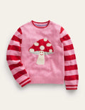 Boucle Toadstool Jumper-Azalea Toadstool
