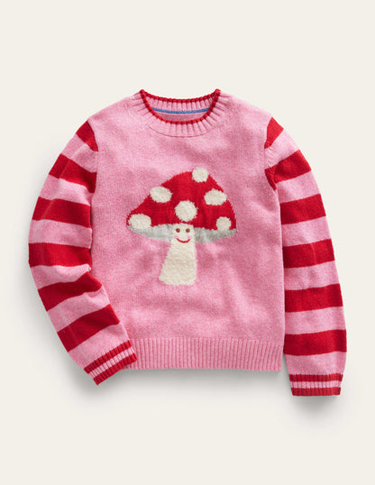 Boucle Toadstool Jumper-Azalea Toadstool-3