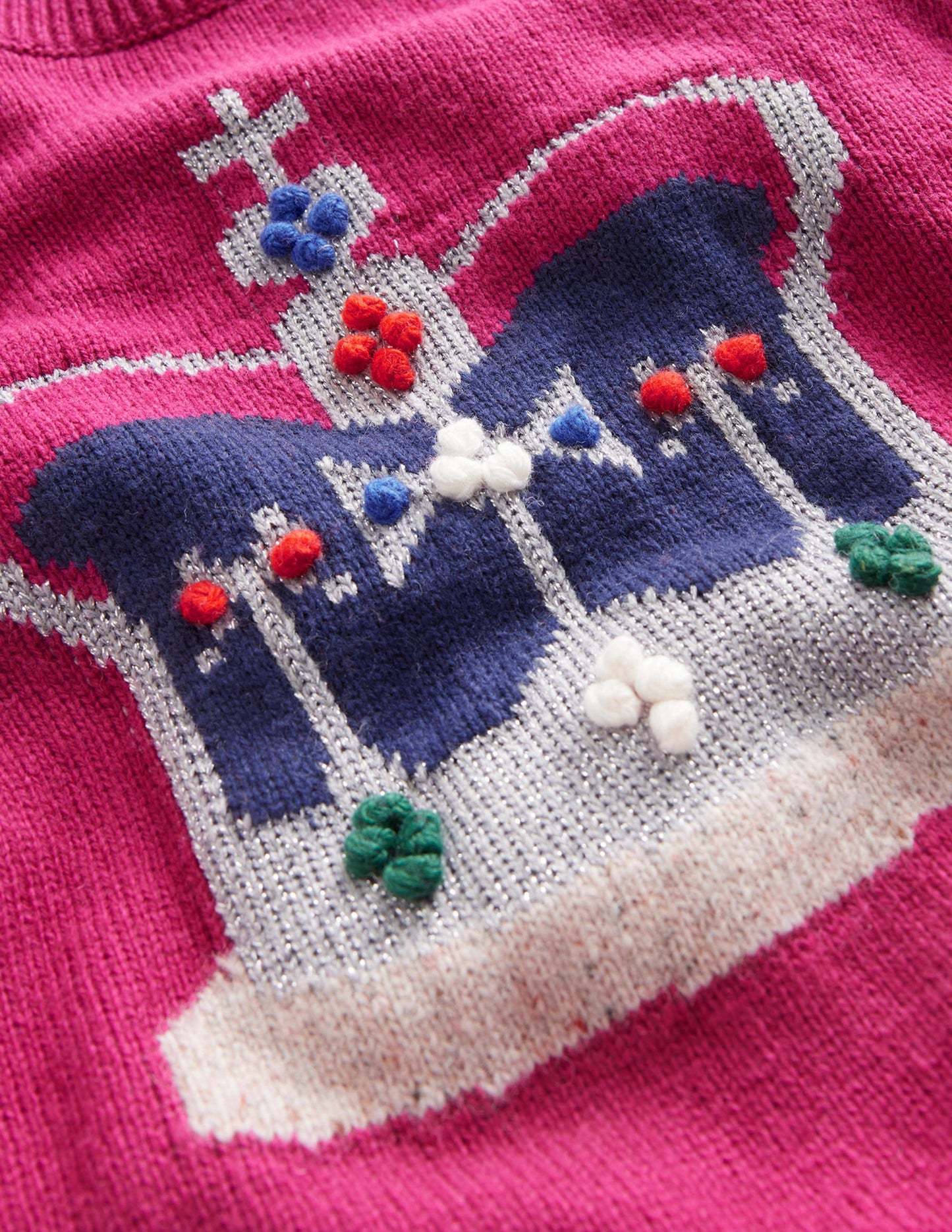 Crown Jumper-Penelope Pink