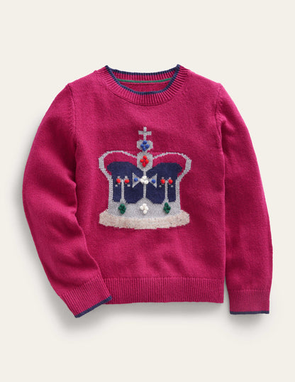 Crown Jumper-Penelope Pink-1