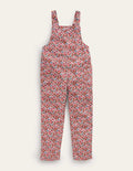 Relaxed Cord Dungarees-Light Pink Bramble