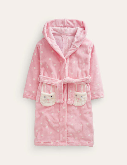 Dressing Gown-Boto Pink Spot Bunny-1