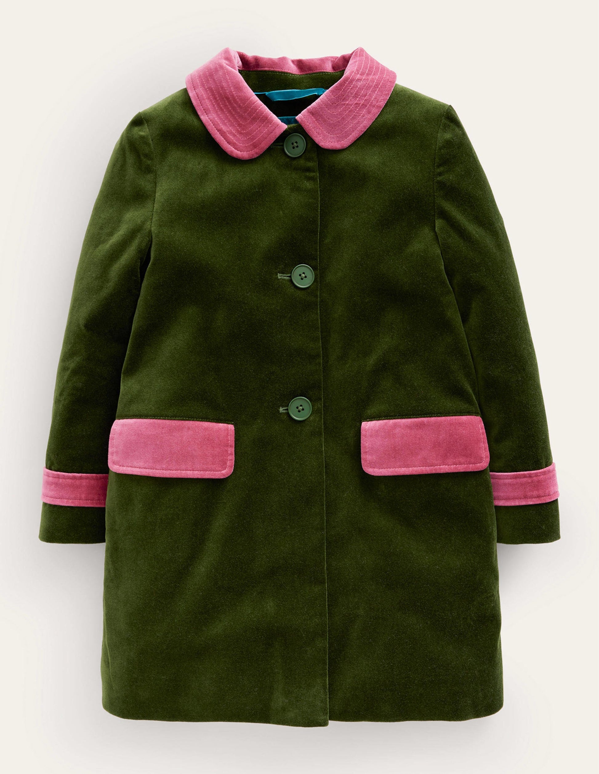 Velvet Smart Coat-Vine Leaf-1