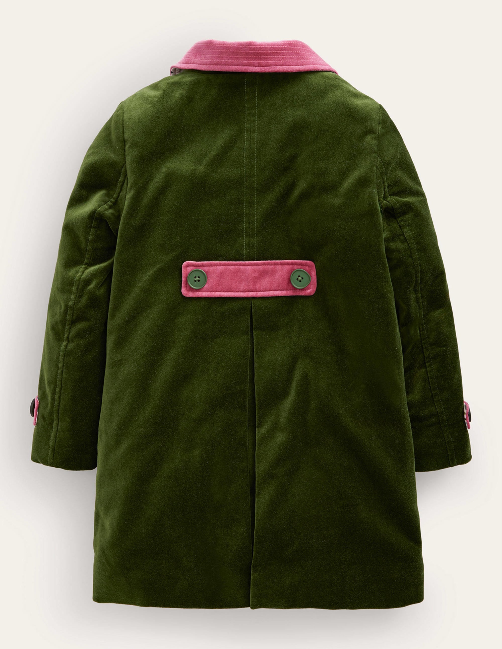 Velvet Smart Coat-Vine Leaf - Image 2