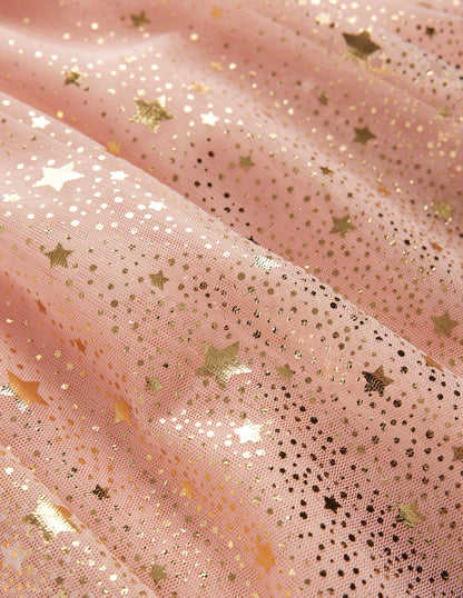 Dip Dye Metallic Party Dress-Provence Dusty Pink / Gold-3