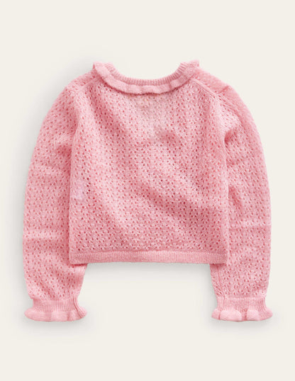 Ballet Wrap Cardigan-Almond Pink-2