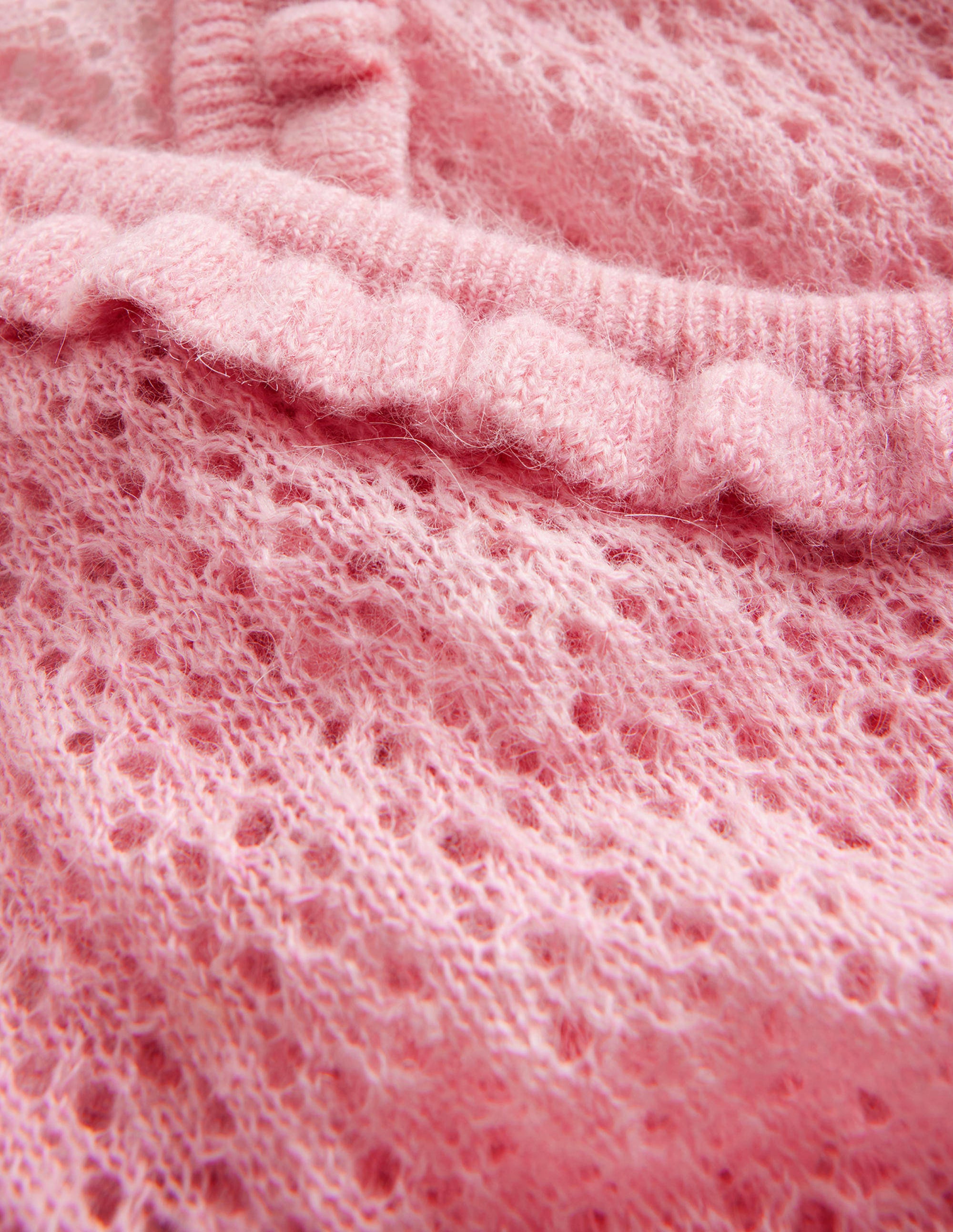 Ballet Wrap Cardigan-Almond Pink - Image 3