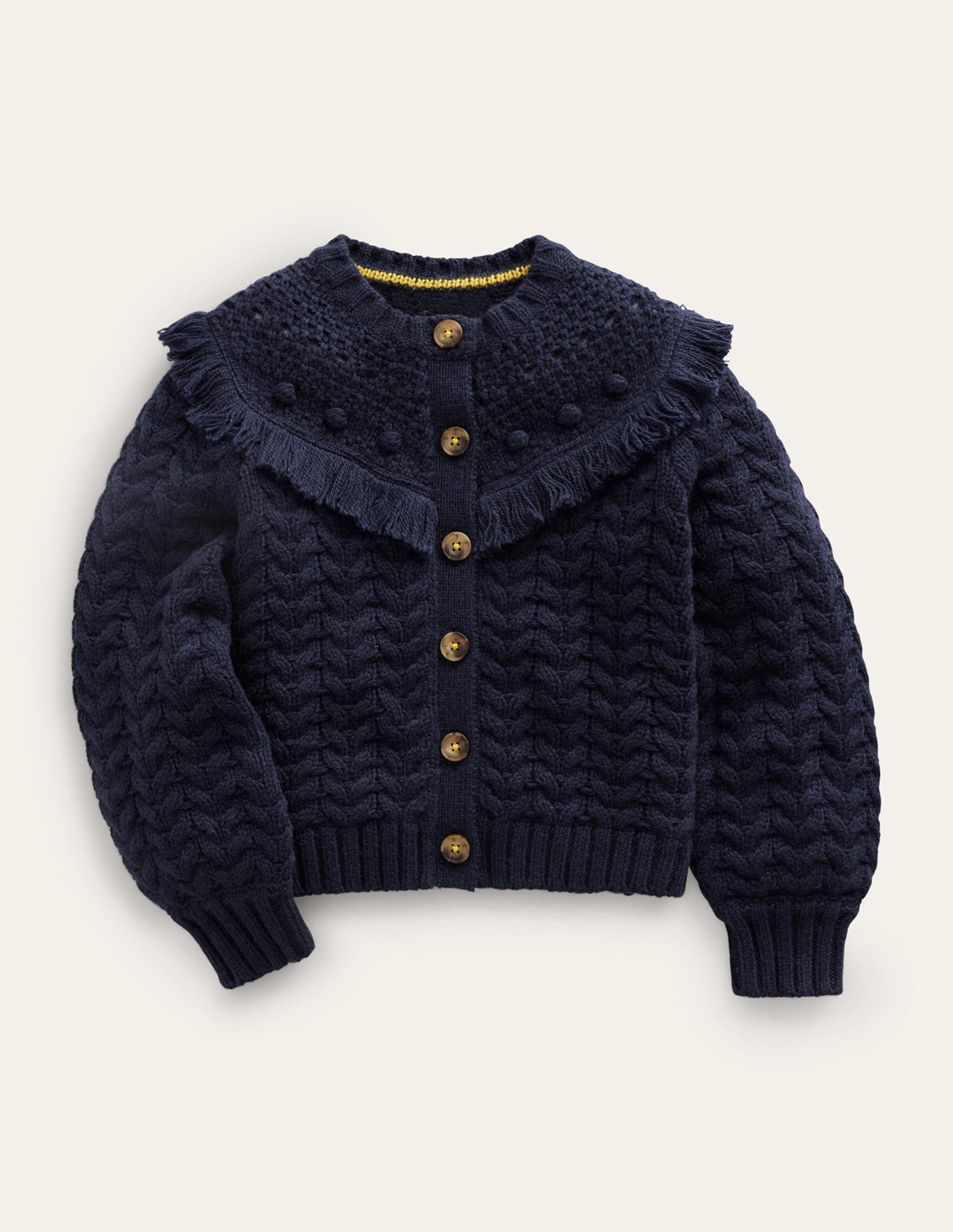Tassel Cardigan-Navy - Image 1