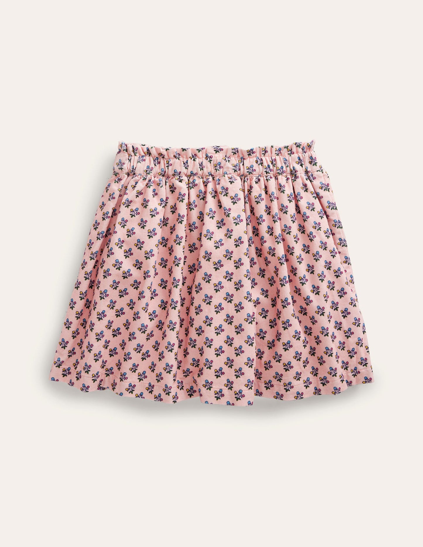Appliqué Cord Skirt-Cord Fox Applique