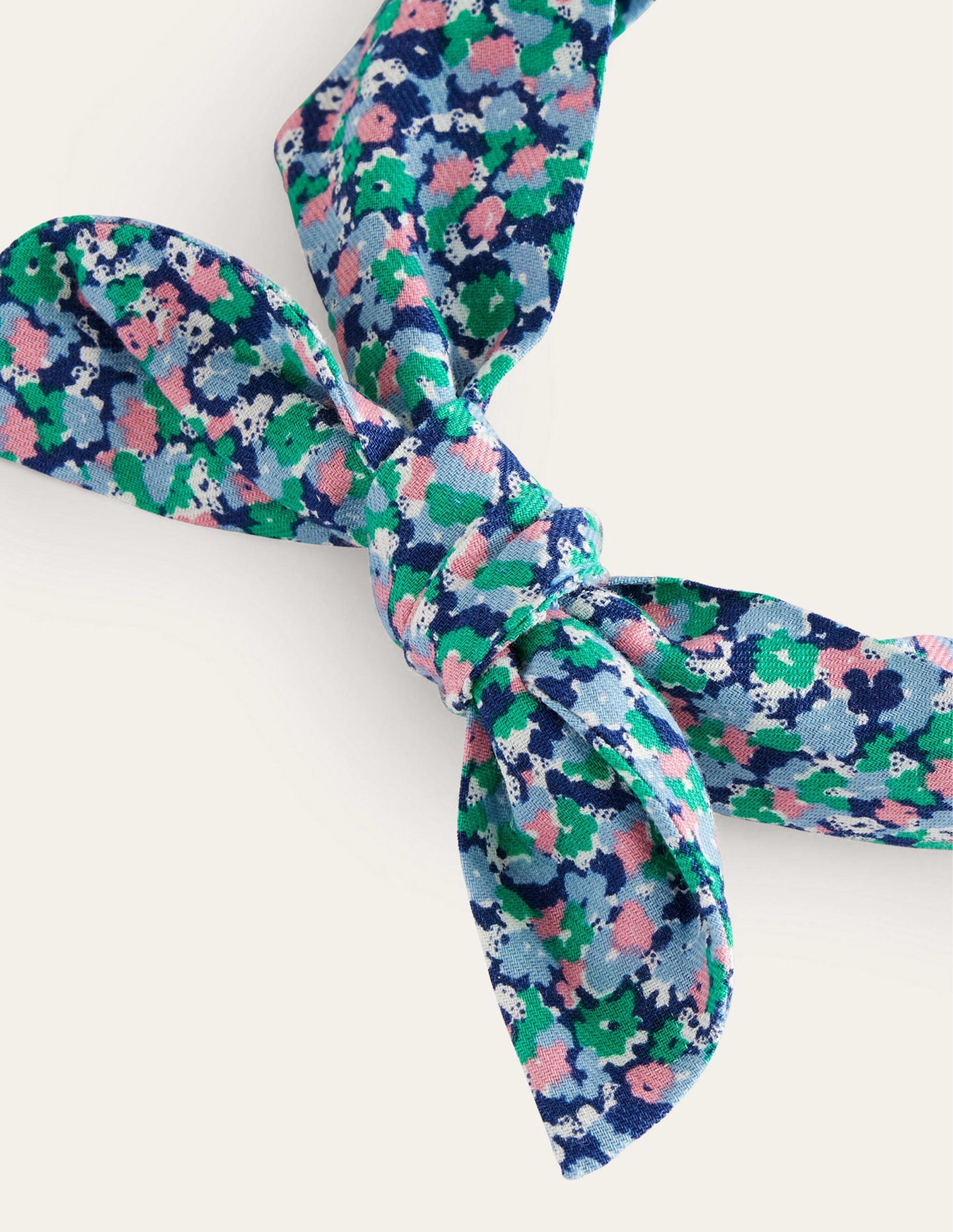 Bow Headband-Blue Ditsy Floral