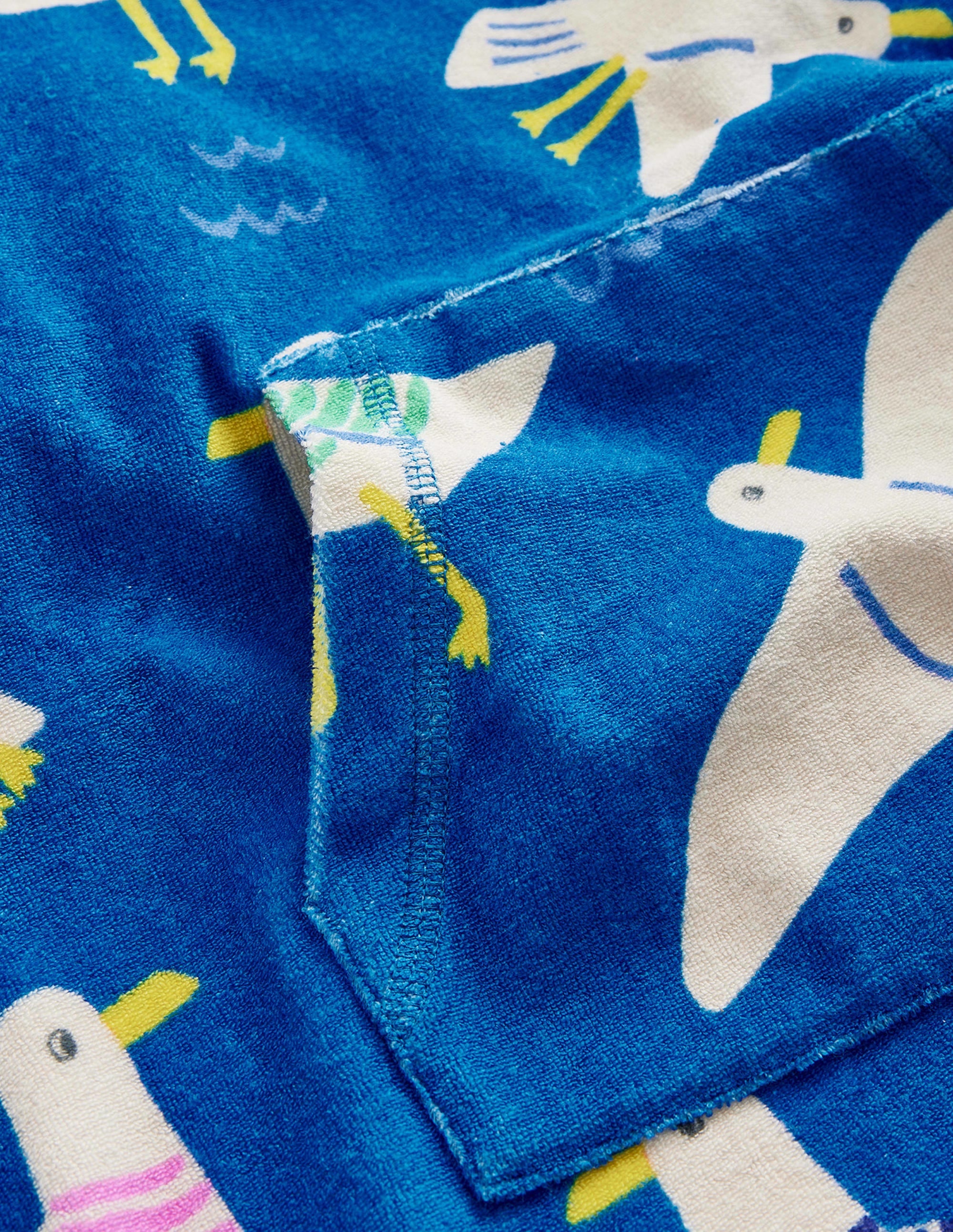 Towelling Throw-On-Directoire Blue Seagulls - Image 3