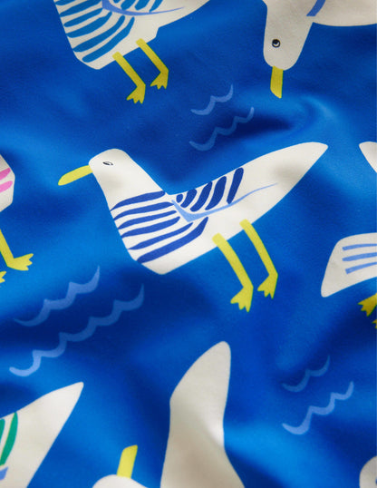 Cross-back Printed Swimsuit-Directoire Blue Seagulls-3